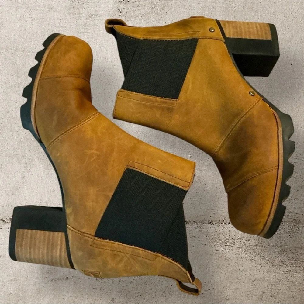 🌸SOREL ADDINGTON CHELSEA 3’ HEEL BOOTS - Picture 3 of 5